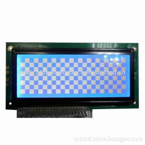 Graphic LCD Display with 192 x 64 Pixels Resolution, STN Blue COB Type and 104x39 mm Viewing Area